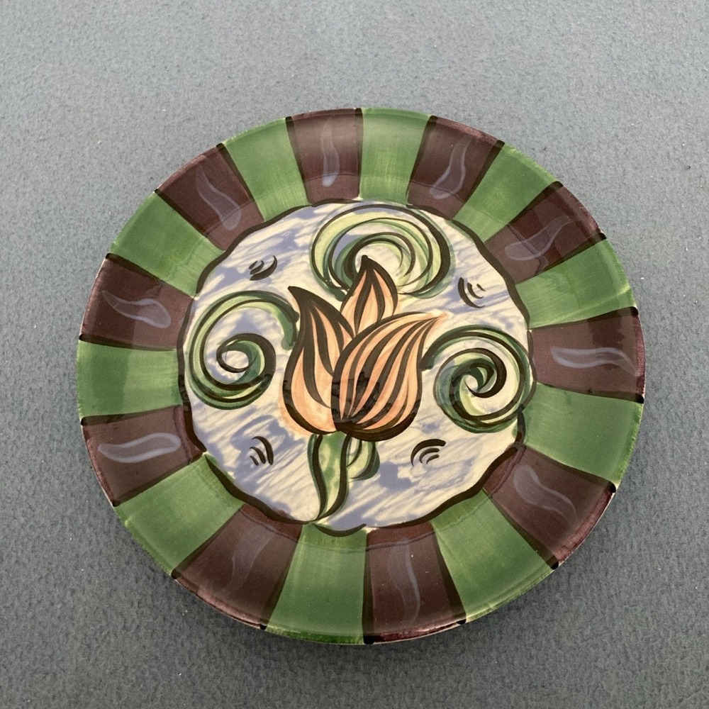 VTG Shannon Norton 1995 "French Tulip"‎ 7.75-inch Art Pottery Plate